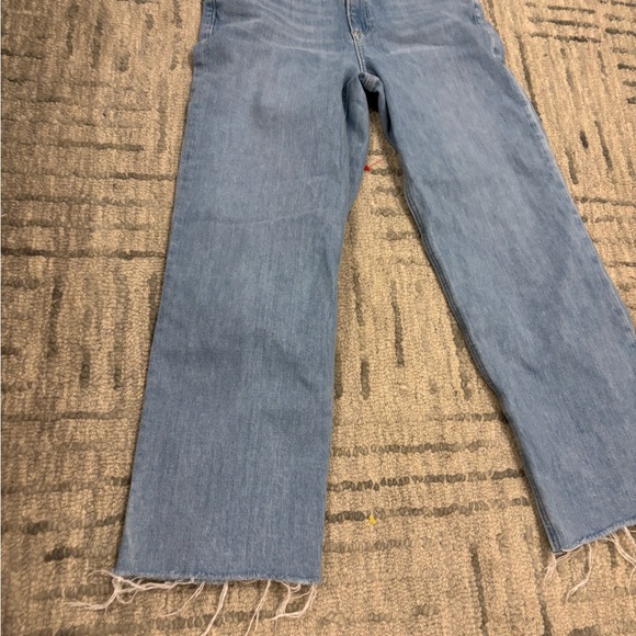 PAIGE Light Blue Straight Leg Jeans - Picture 3 of 10